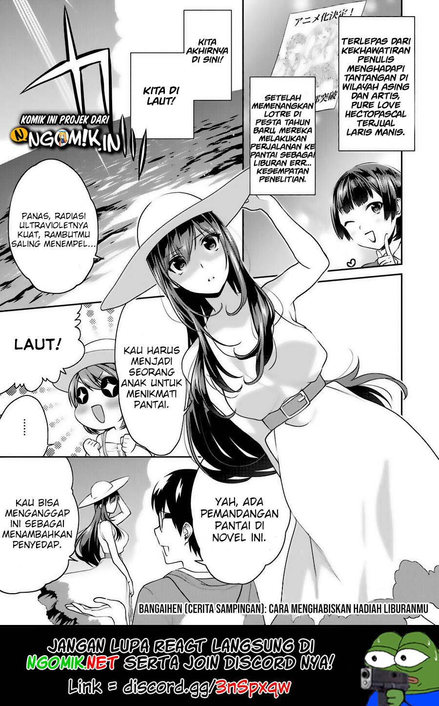 Saenai Heroine no Sodatekata: Koisuru Metronome Chapter 31.6 Bahasa Indonesia