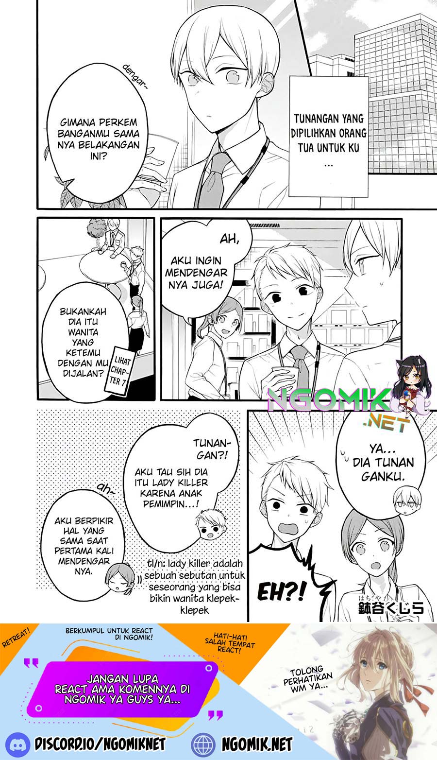 Naka no Warui Iinazuke no Hanashi Chapter 18 Bahasa Indonesia