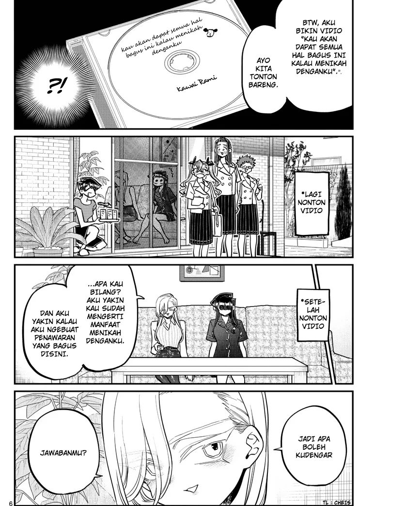 Komi-san wa Komyushou Desu. Chapter 392 Bahasa Indonesia