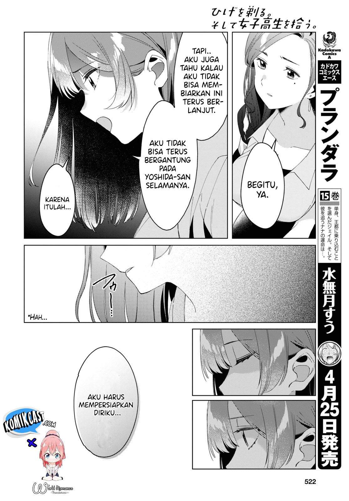 Hige o Soru. Soshite Joshikousei o Hirou. Chapter 16 Bahasa Indonesia