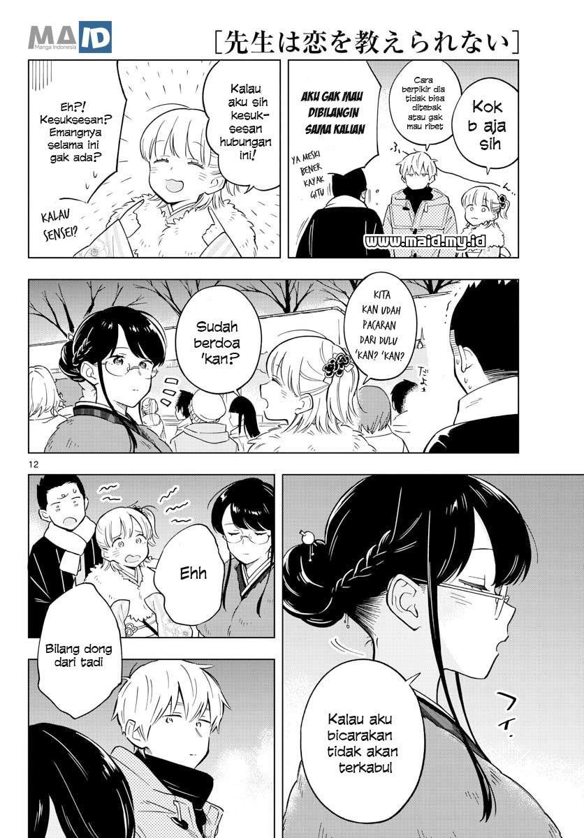 Sensei wa Koi o Oshie Rarenai Chapter 13 Bahasa Indonesia