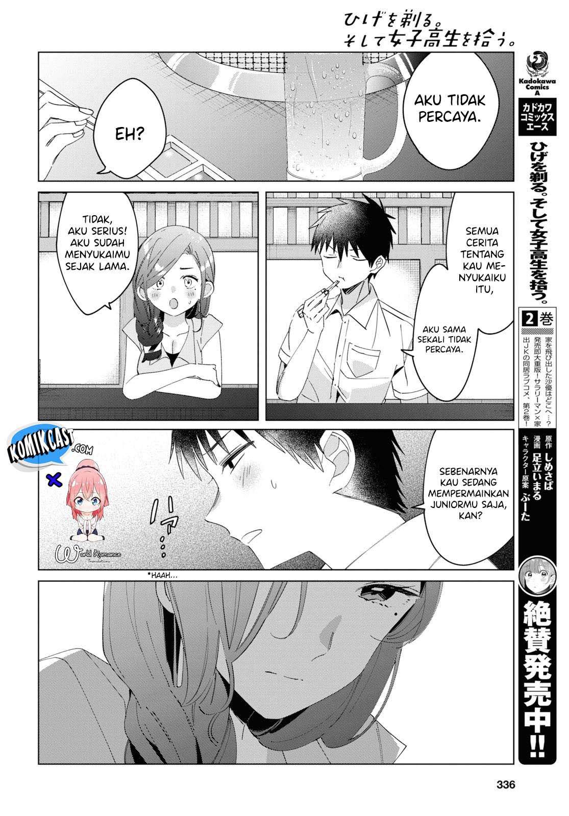 Hige o Soru. Soshite Joshikousei o Hirou. Chapter 14 Bahasa Indonesia