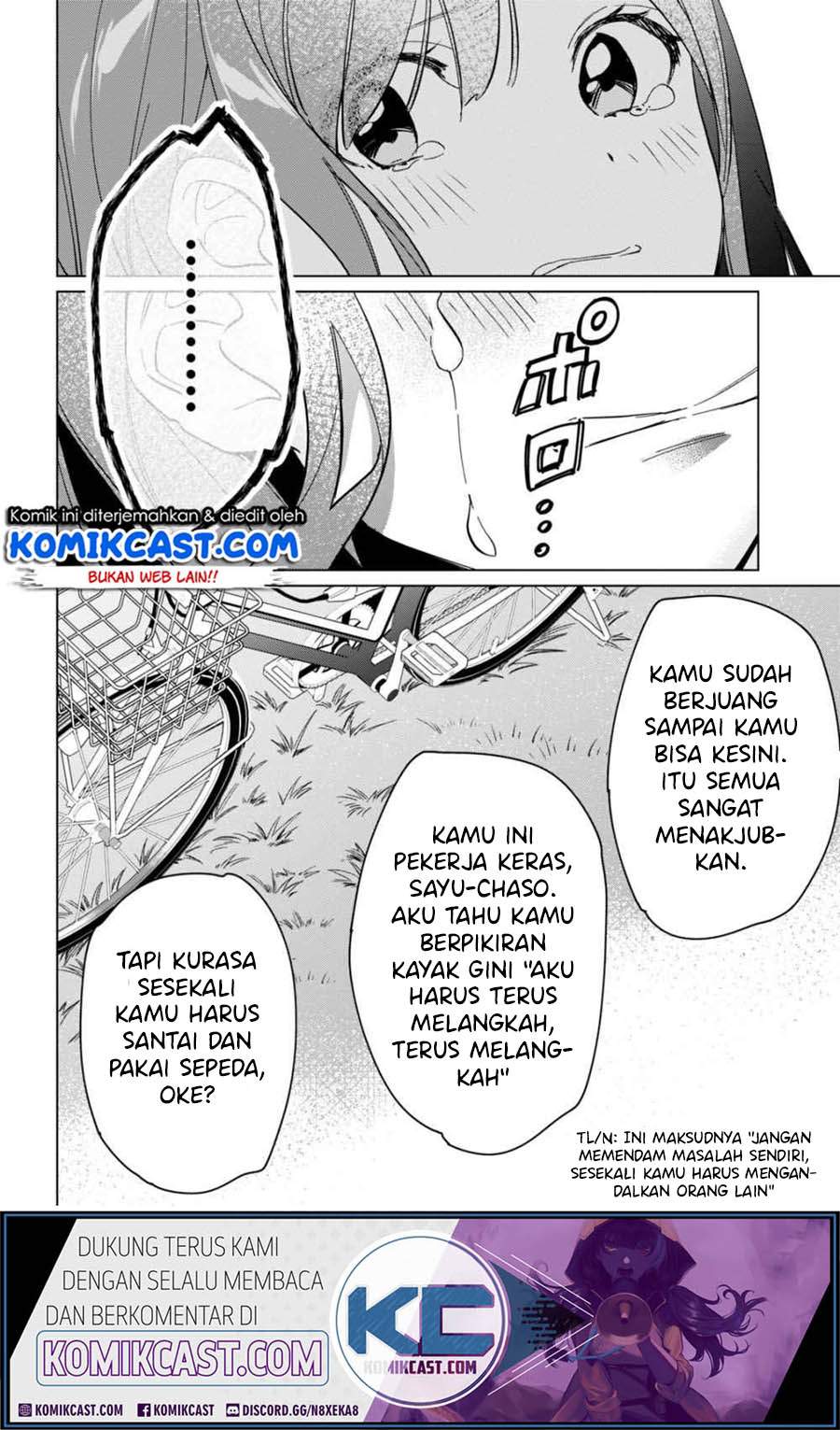 Hige o Soru. Soshite Joshikousei o Hirou. Chapter 24.2 Bahasa Indonesia