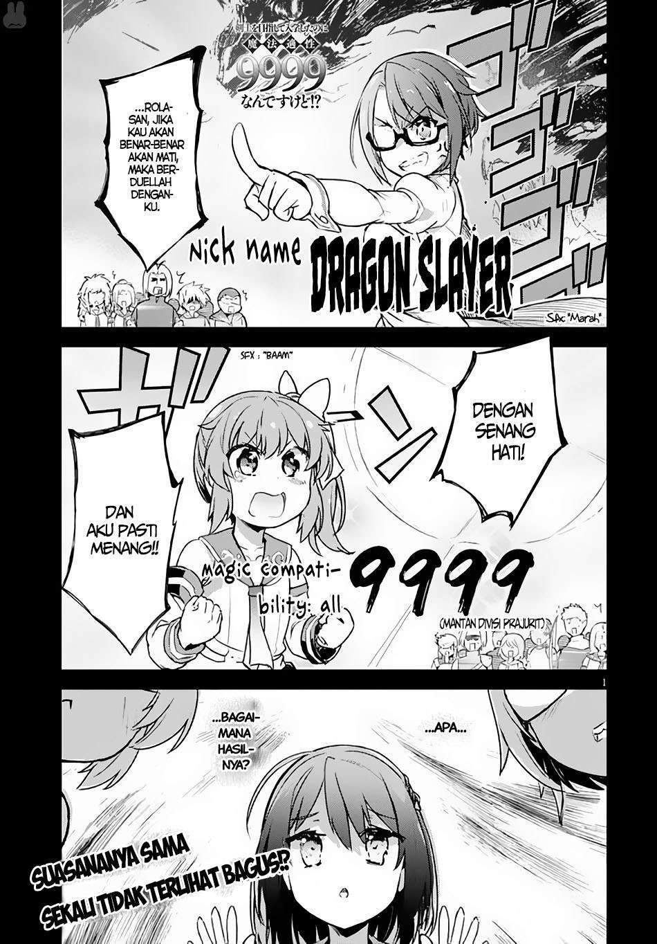 Kenshi o Mezashite Nyugaku Shitanoni Maho Tekisei 9999 Nandesukedo!? Chapter 04 Bahasa Indonesia