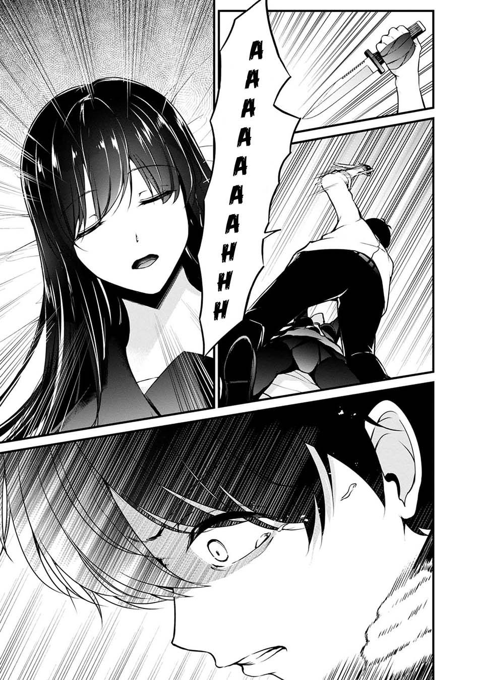 Namae no nai Kaibutsu: Kumo to Shoujo to Ryouki Satsujin Chapter 46 Bahasa Indonesia