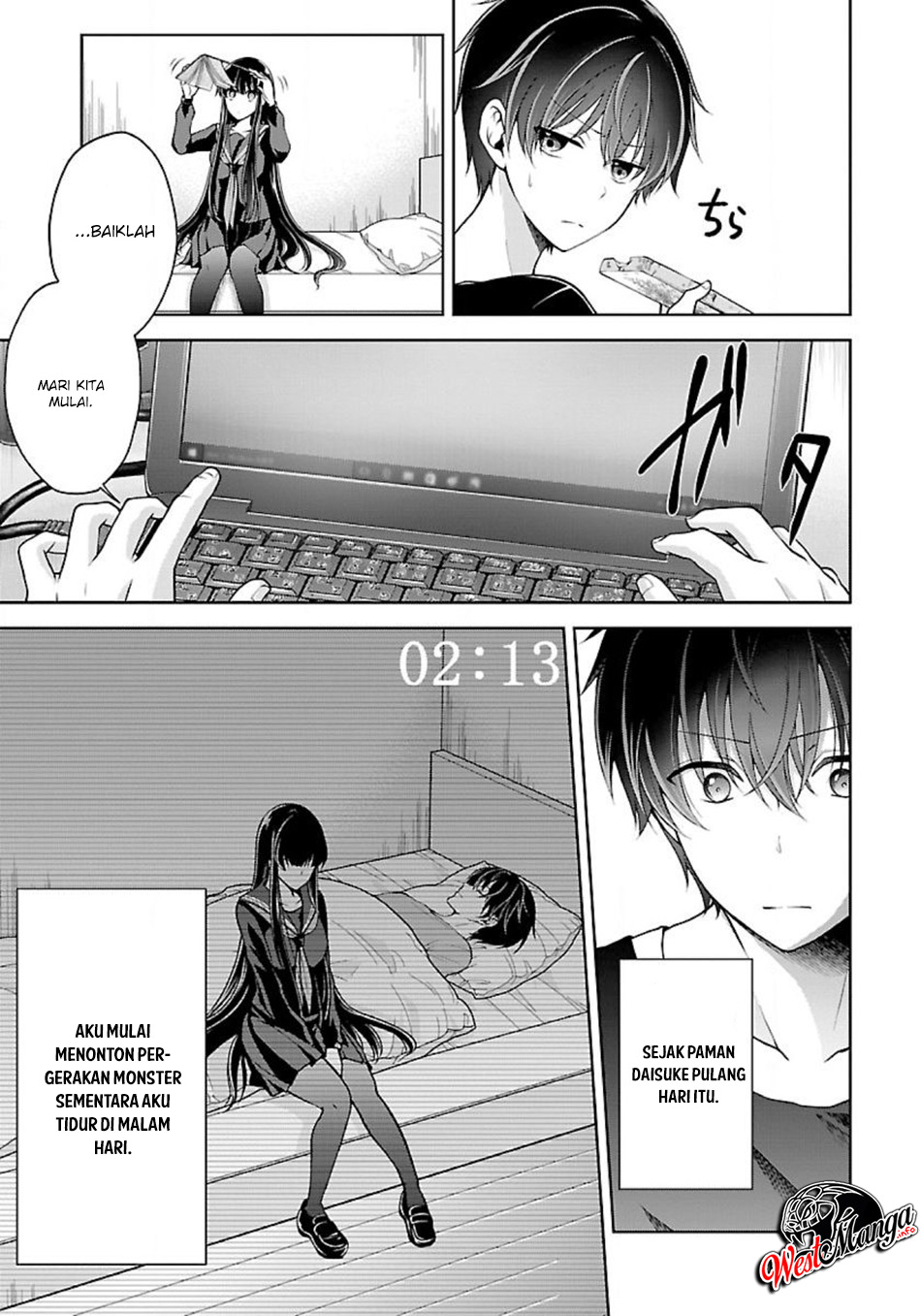 Namae no nai Kaibutsu: Kumo to Shoujo to Ryouki Satsujin Chapter 12 Bahasa Indonesia