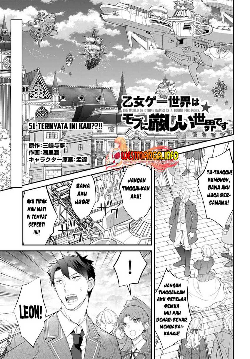 Otome Game Sekai wa Mob ni Kibishii Sekai Desu Chapter 51 Bahasa Indonesia