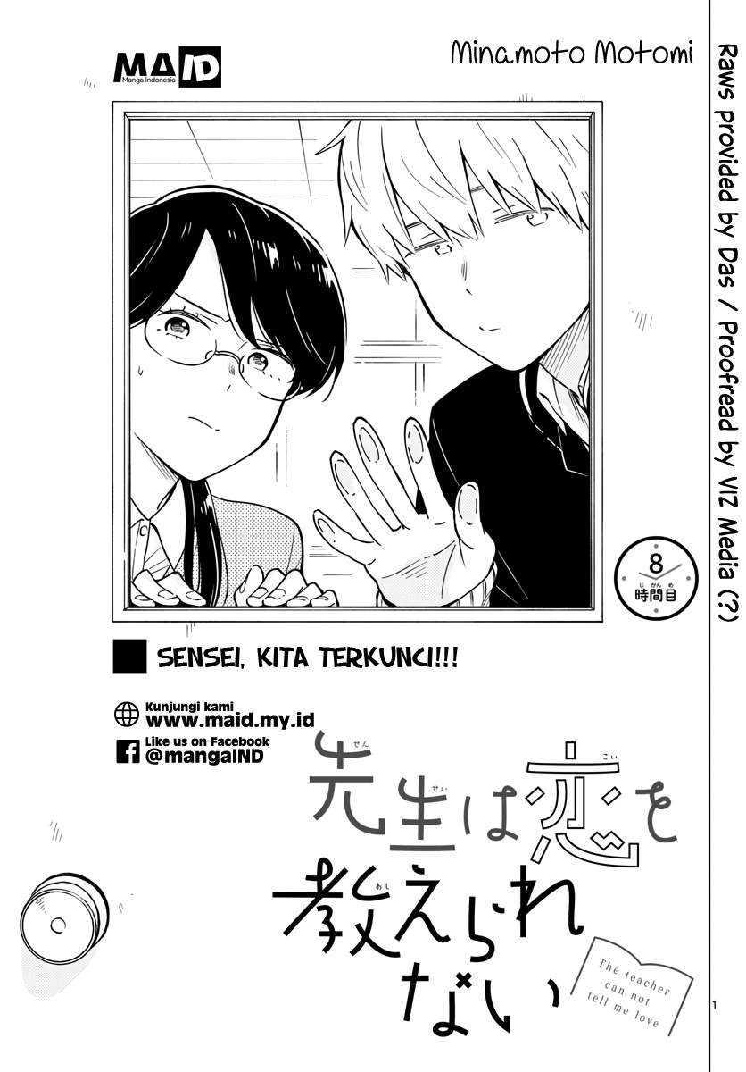 Sensei wa Koi o Oshie Rarenai Chapter 08 Bahasa Indonesia