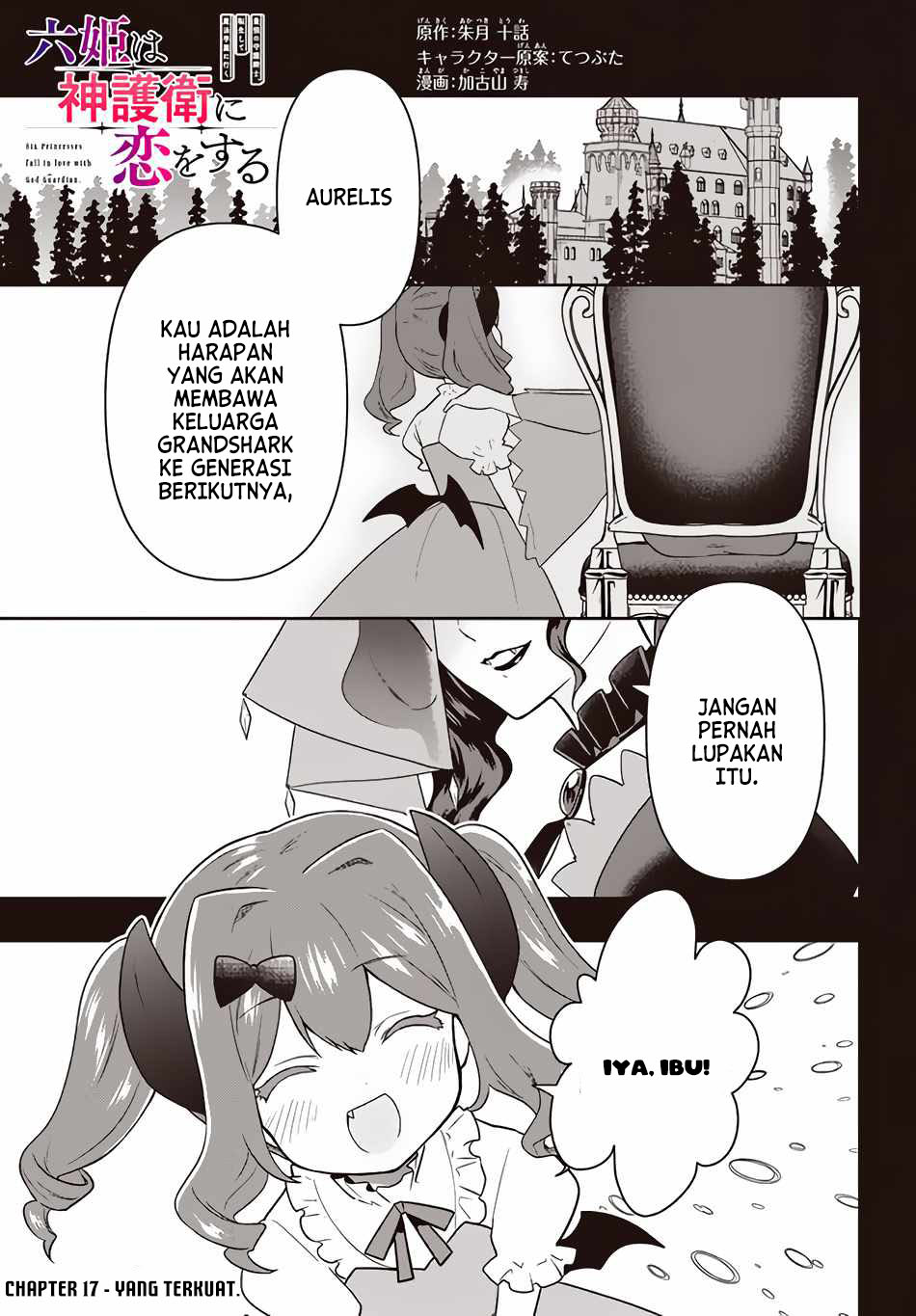 Six Princesses Fall in Love With God Guardian Chapter 17 Bahasa Indonesia