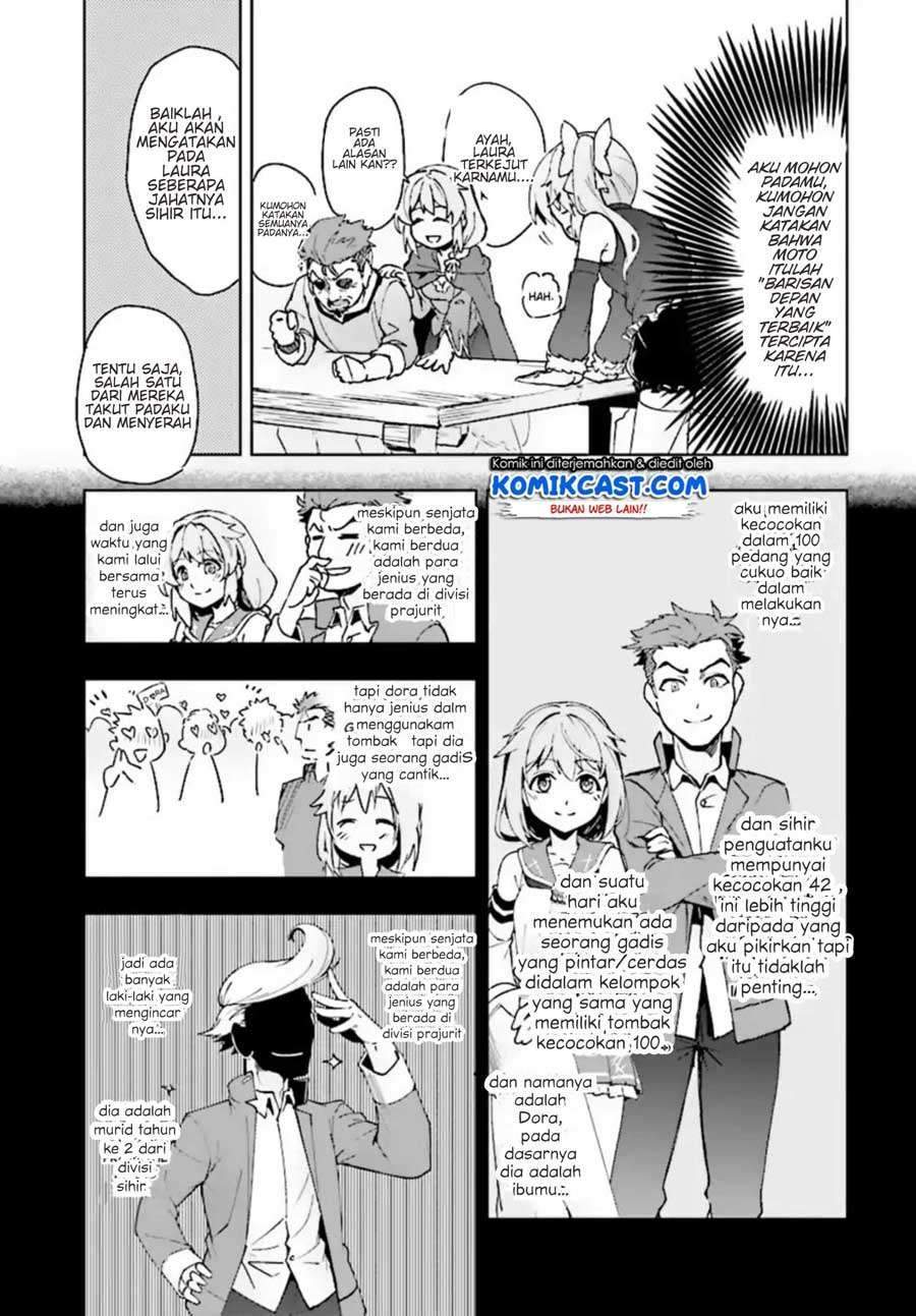 Kenshi o Mezashite Nyugaku Shitanoni Maho Tekisei 9999 Nandesukedo!? Chapter 11 Bahasa Indonesia