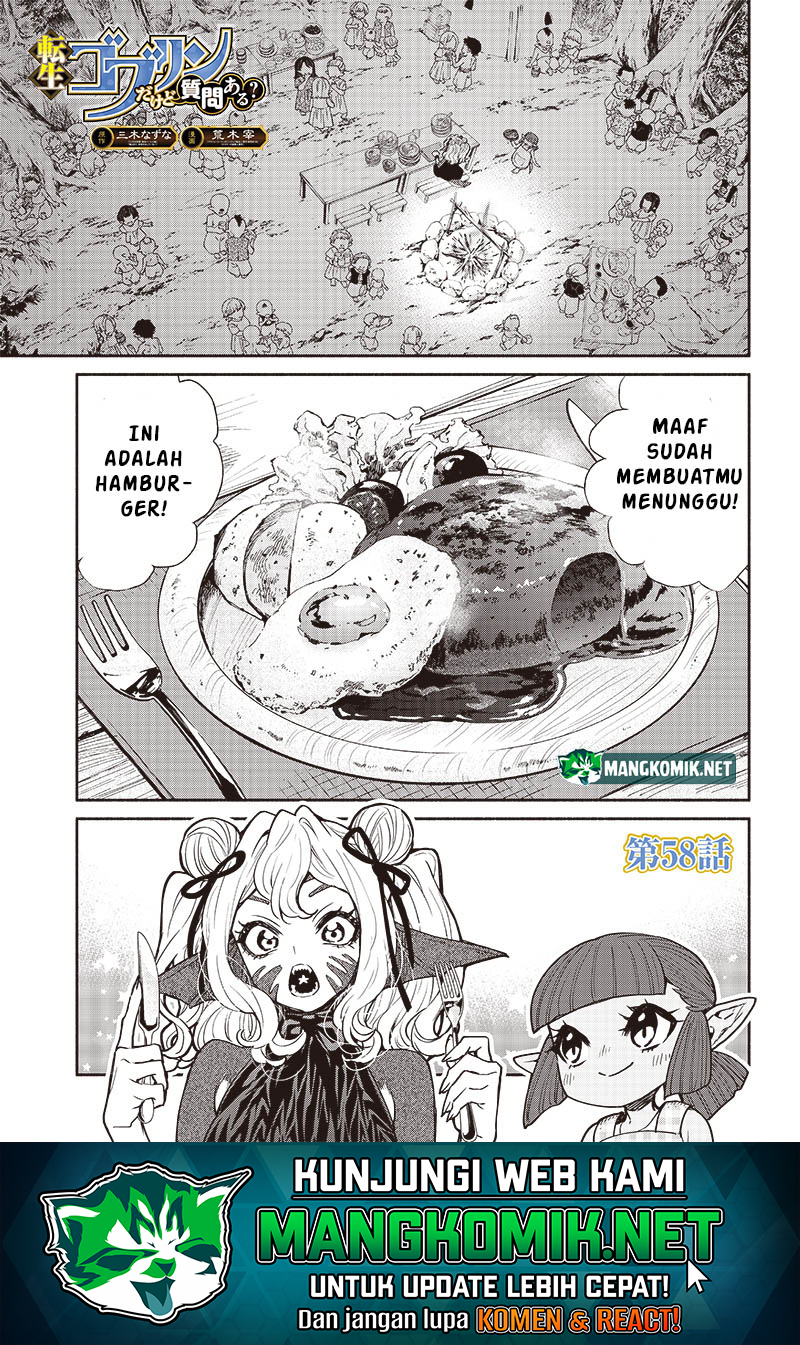 Tensei Goblin da kedo Shitsumon aru? Chapter 58 Bahasa Indonesia