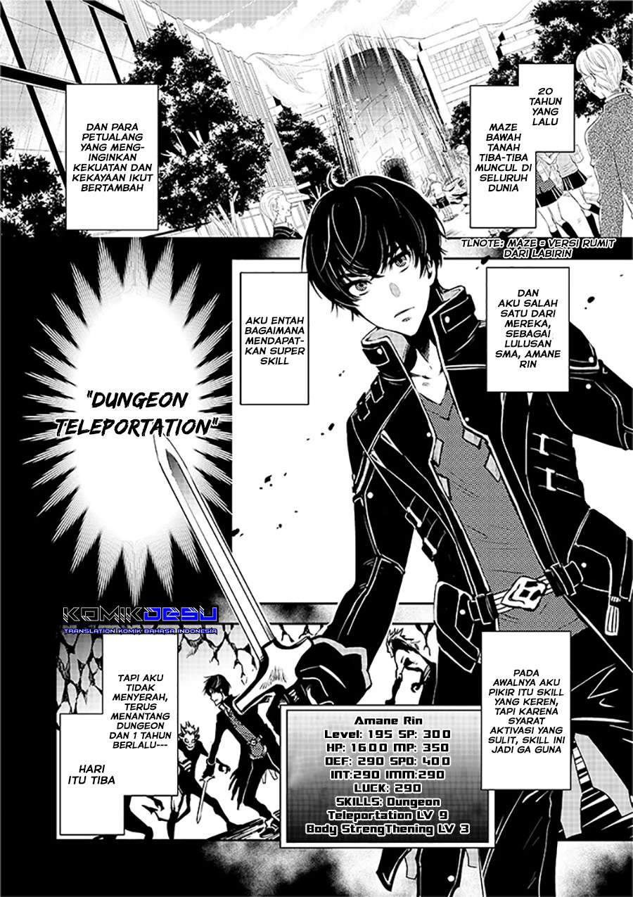 Sekai Saisoku no Level Up! Chapter 00 Bahasa Indonesia