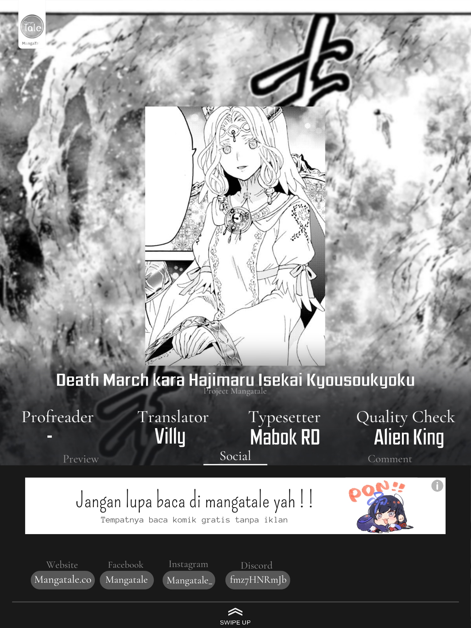 Death March kara Hajimaru Isekai Kyousoukyoku Chapter 93 Bahasa Indonesia