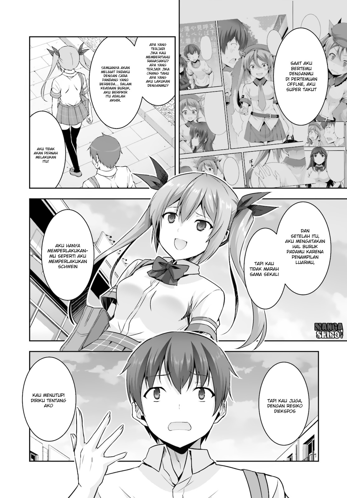 Netoge no Yome wa Onnanoko ja Nai to Omotta? Chapter 15 Bahasa Indonesia