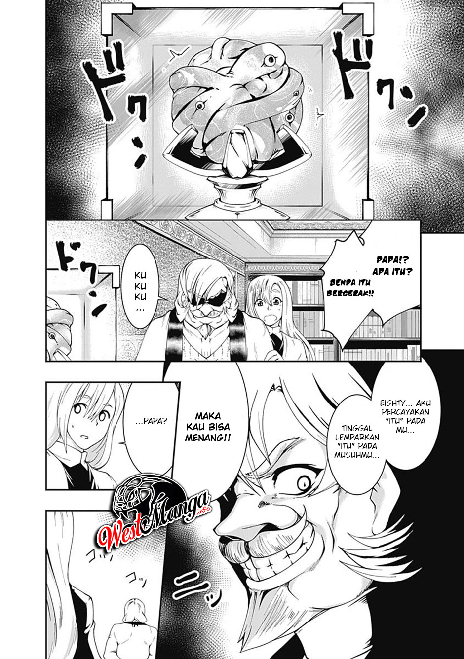 Jichou shinai Motoyuusha no Tsuyokute Tanoshii New Game Chapter 55 Bahasa Indonesia