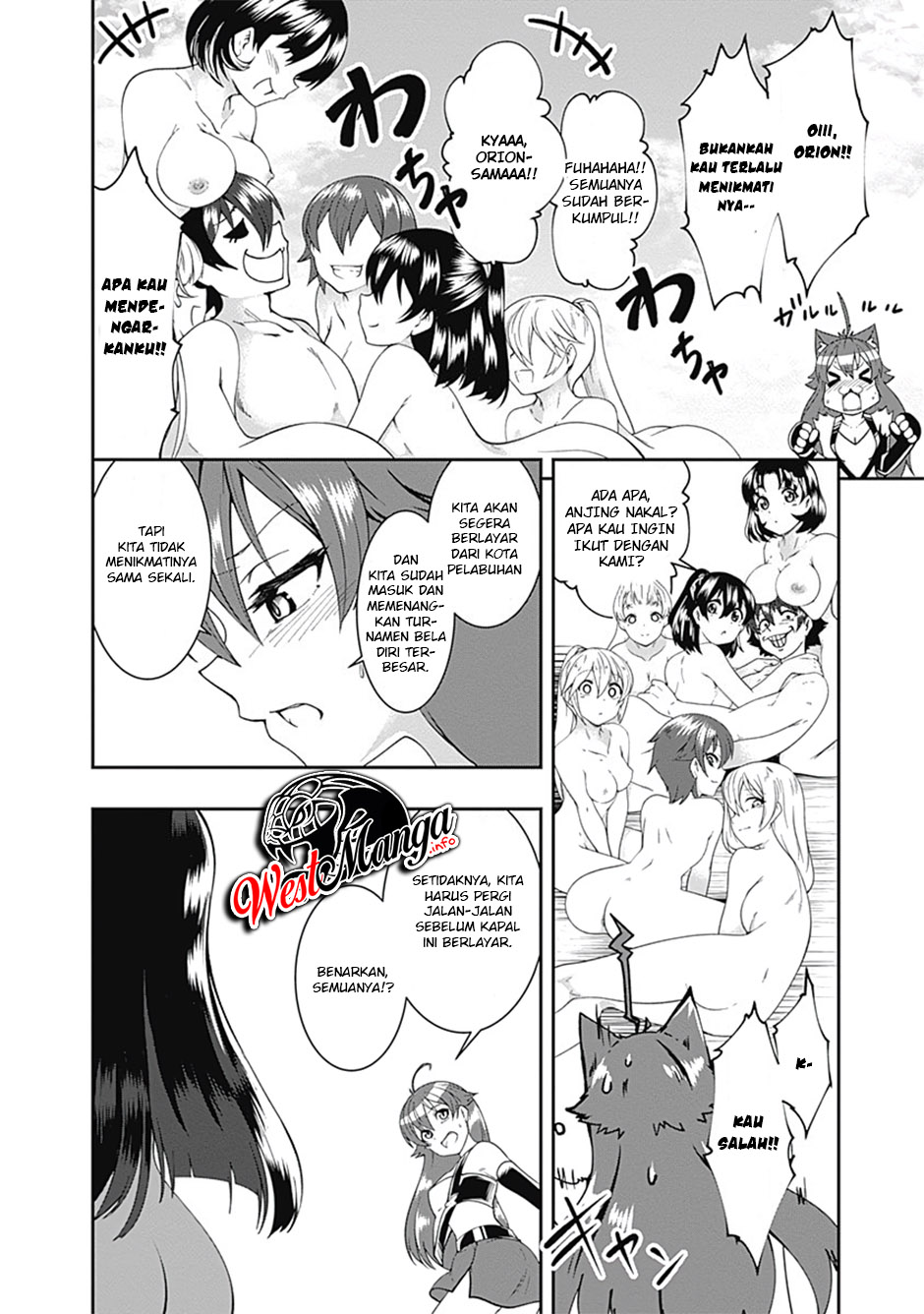 Jichou shinai Motoyuusha no Tsuyokute Tanoshii New Game Chapter 58 Bahasa Indonesia