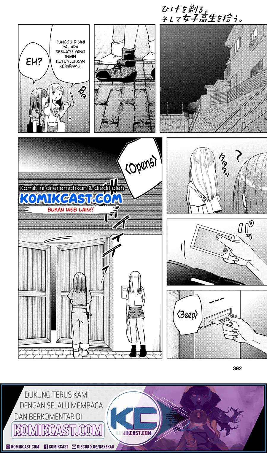 Hige o Soru. Soshite Joshikousei o Hirou. Chapter 24.2 Bahasa Indonesia