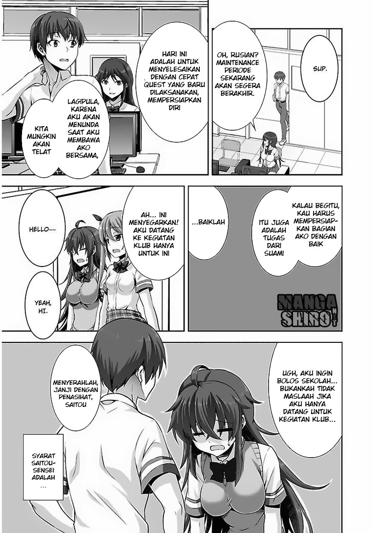 Netoge no Yome wa Onnanoko ja Nai to Omotta? Chapter 08 Bahasa Indonesia