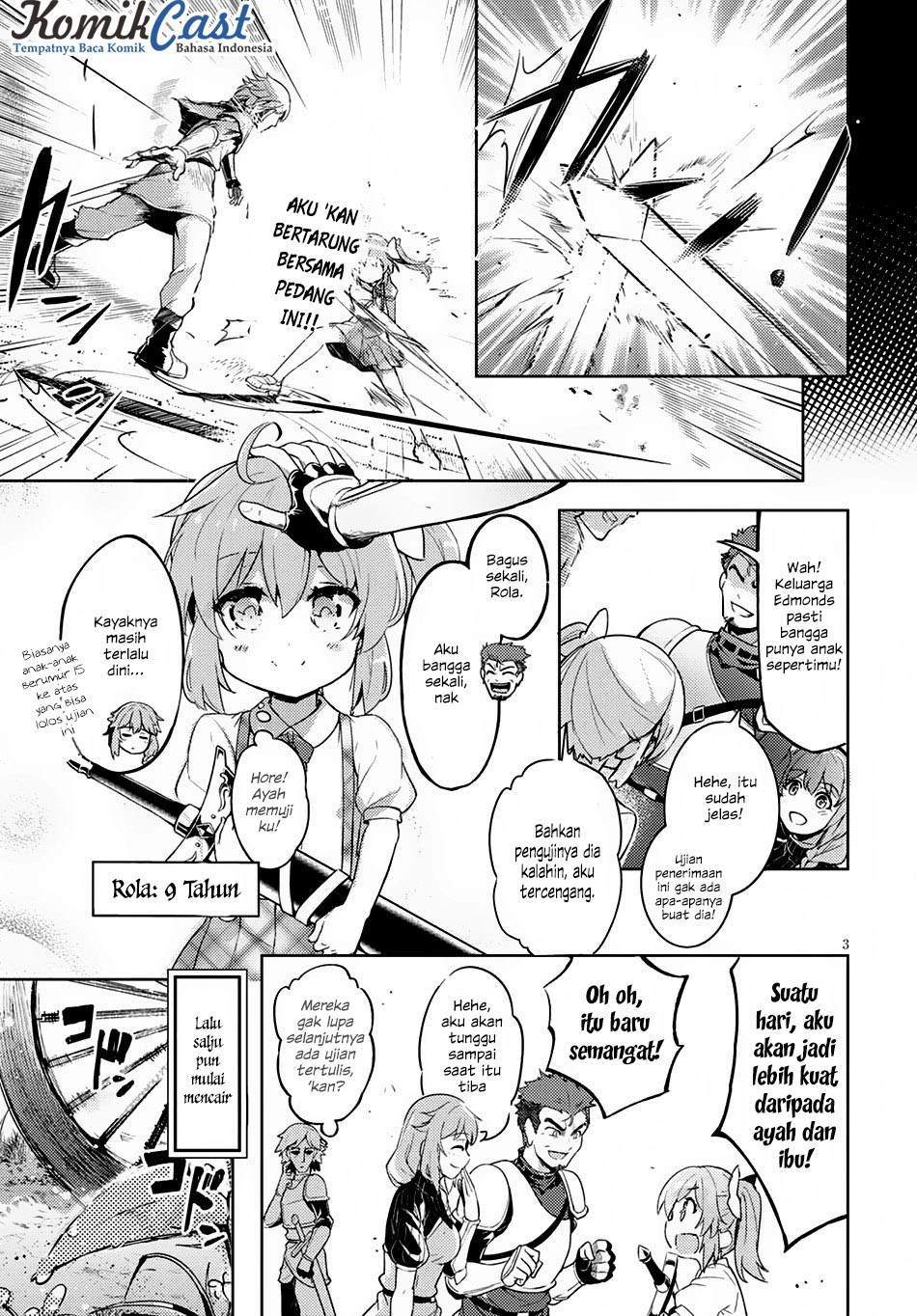 Kenshi o Mezashite Nyugaku Shitanoni Maho Tekisei 9999 Nandesukedo!? Chapter 01 Bahasa Indonesia