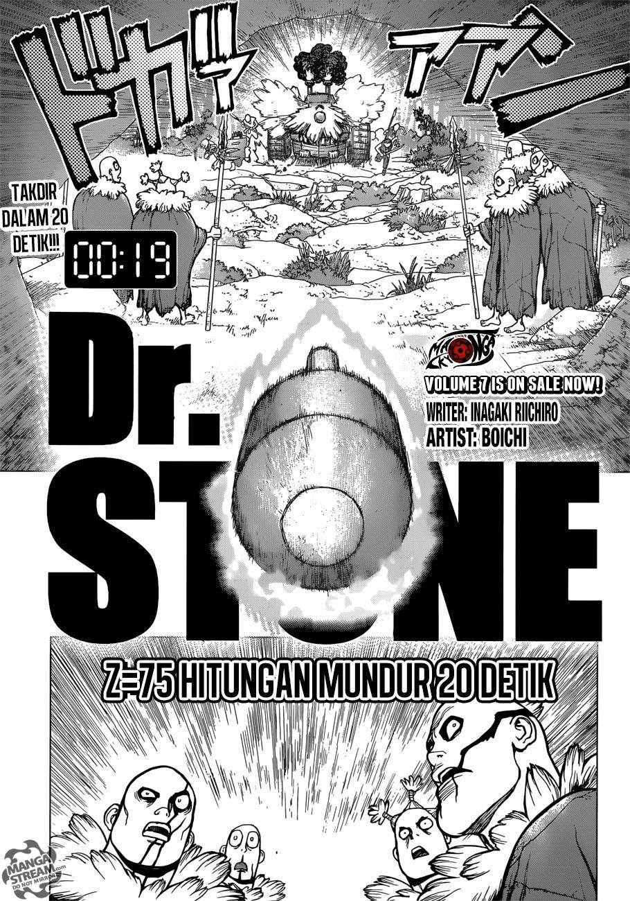 Dr. Stone Chapter 75 Bahasa Indonesia