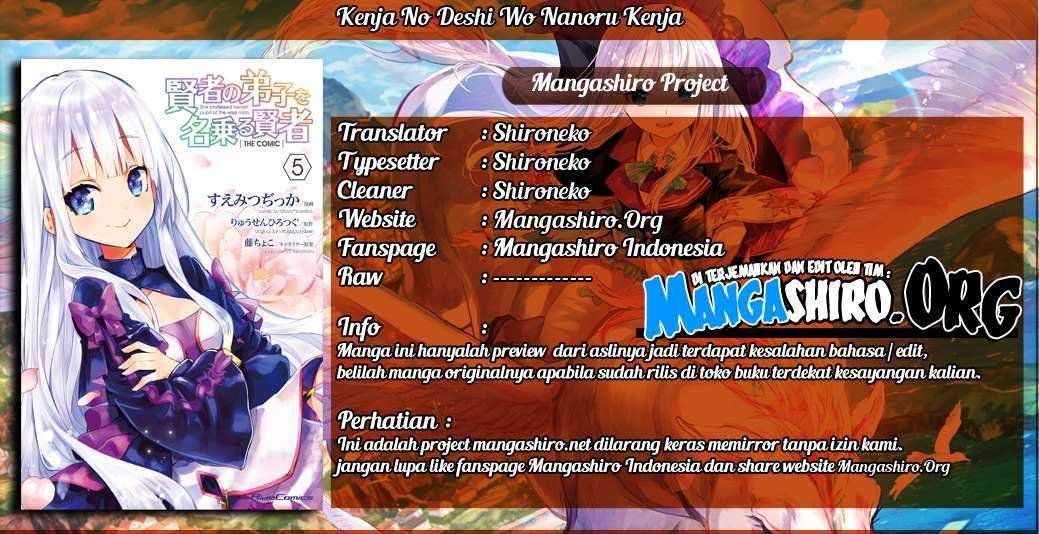 Kenja no Deshi wo Nanoru Kenja The Comic Chapter 25 Bahasa Indonesia