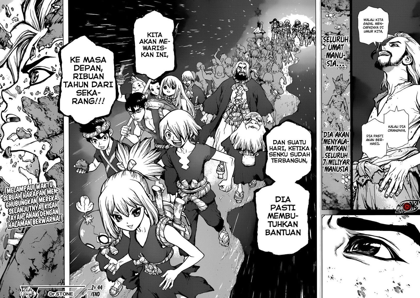 Dr. Stone Chapter 44 Bahasa Indonesia