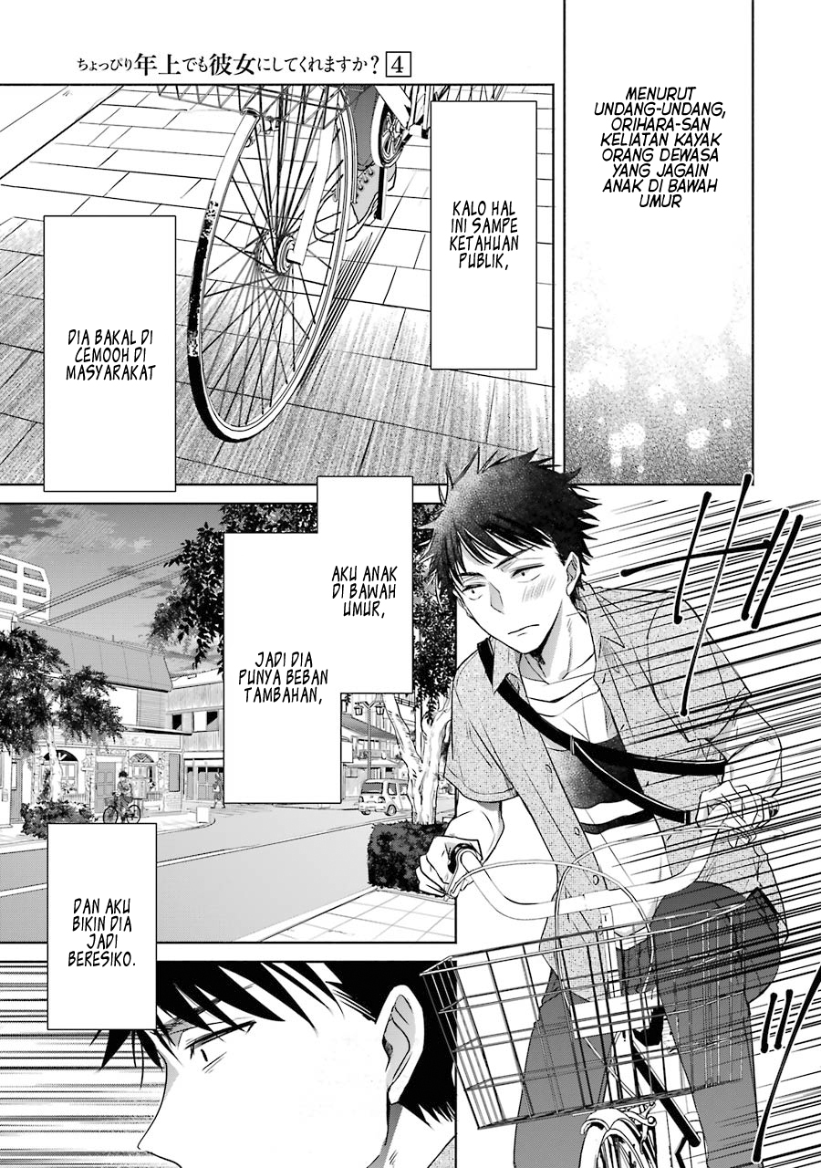 Choppiri Toshiue Demo Kanojo ni Shite Kuremasu ka? Chapter 13 Bahasa Indonesia