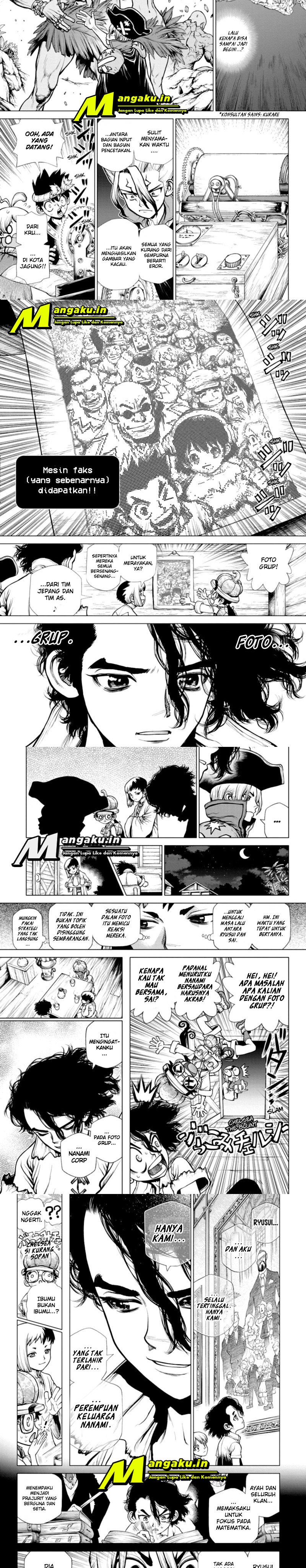 Dr. Stone Chapter 207 Bahasa Indonesia