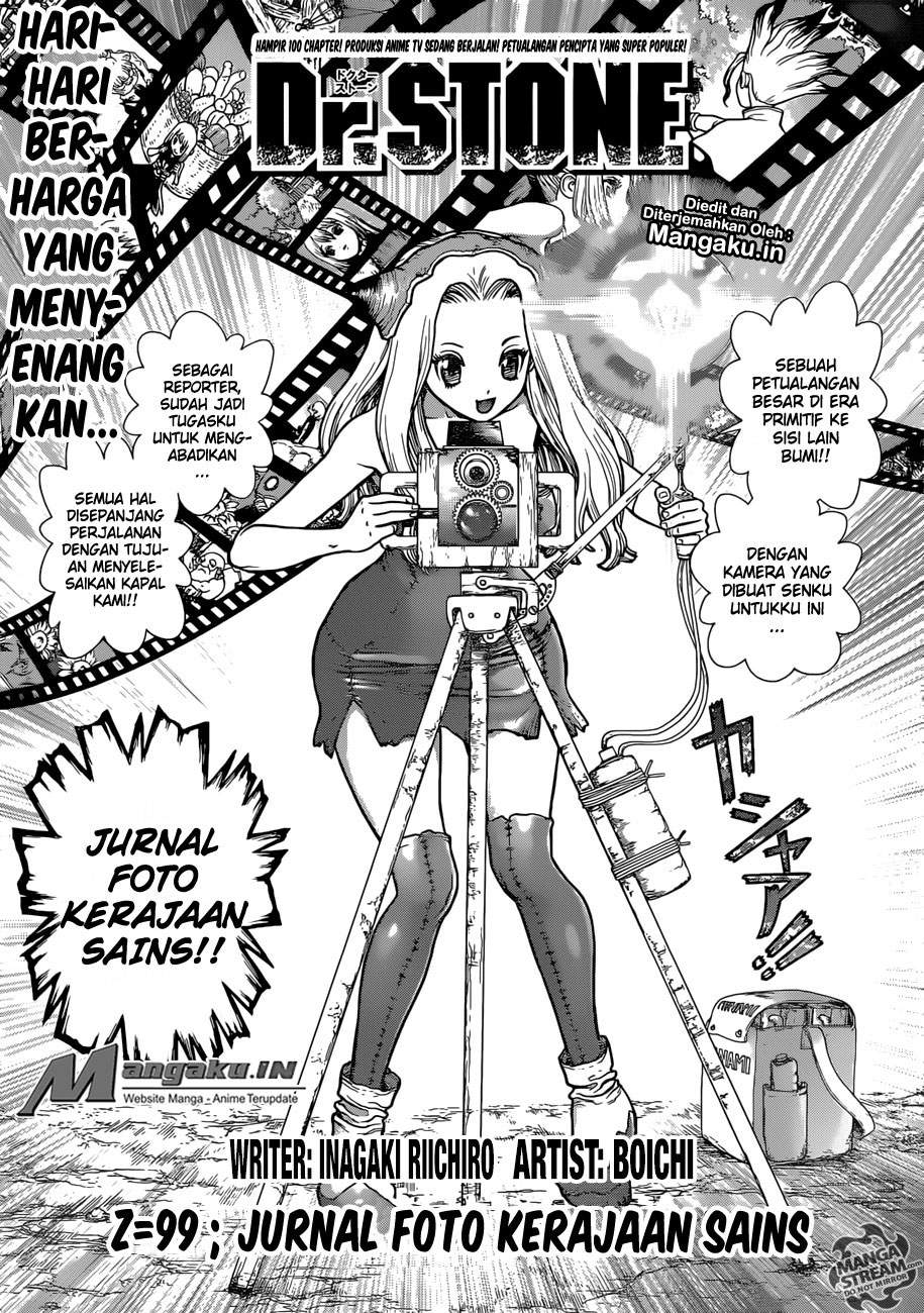 Dr. Stone Chapter 99 Bahasa Indonesia