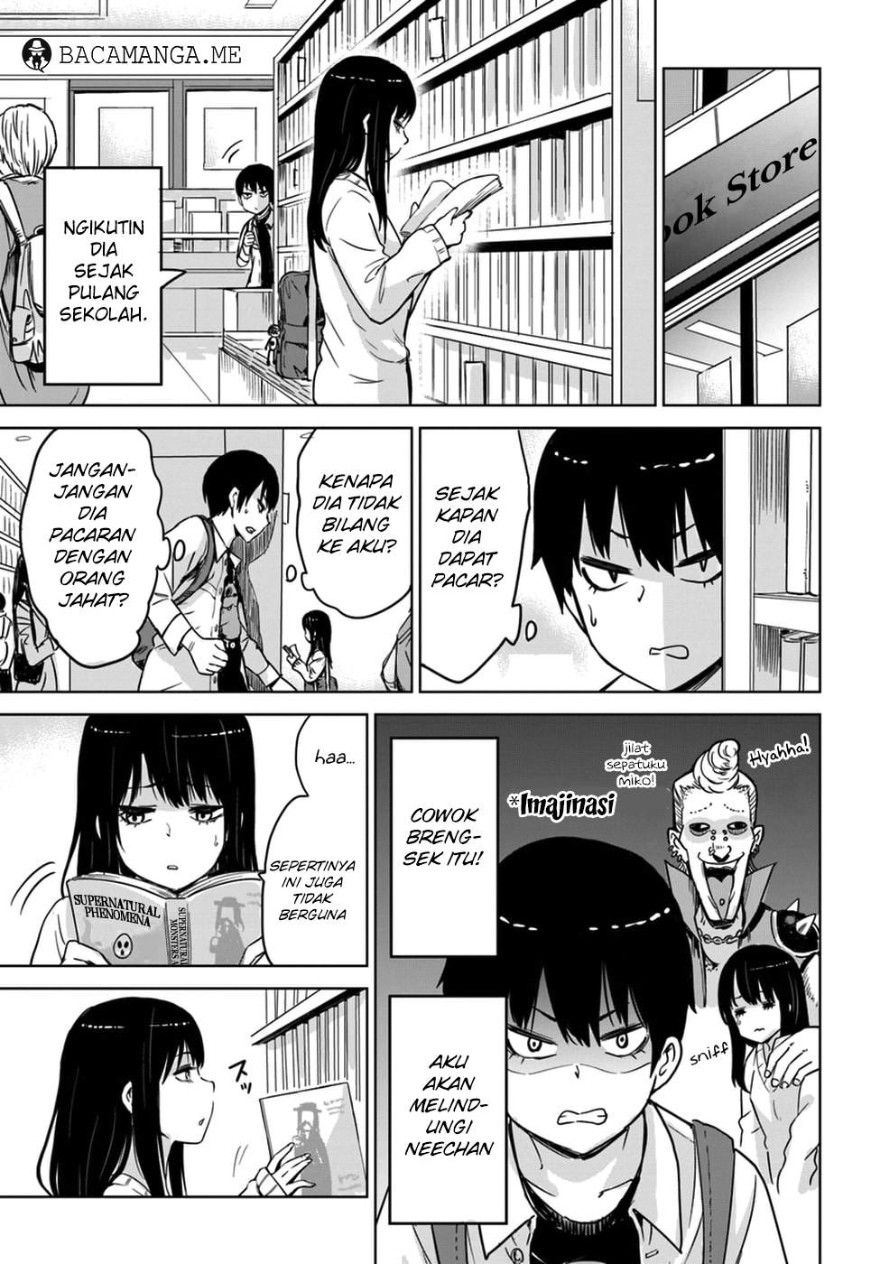 The Girl Who See It (Mieruko-chan) Chapter 07 Bahasa Indonesia