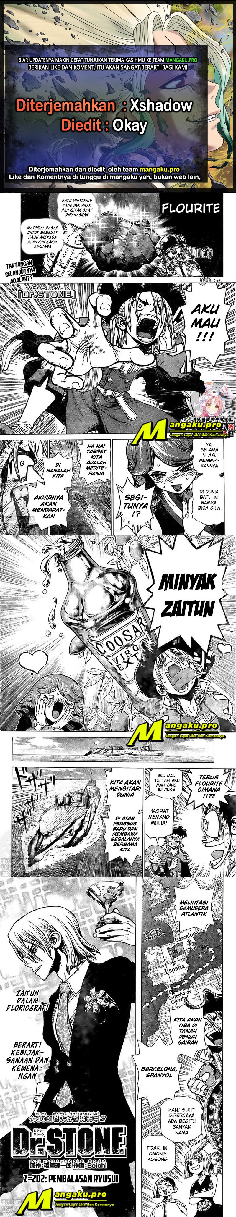 Dr. Stone Chapter 202 Bahasa Indonesia