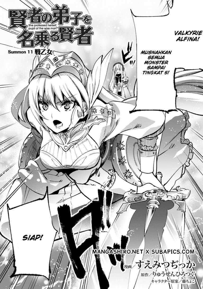 Kenja no Deshi wo Nanoru Kenja The Comic Chapter 11 Bahasa Indonesia