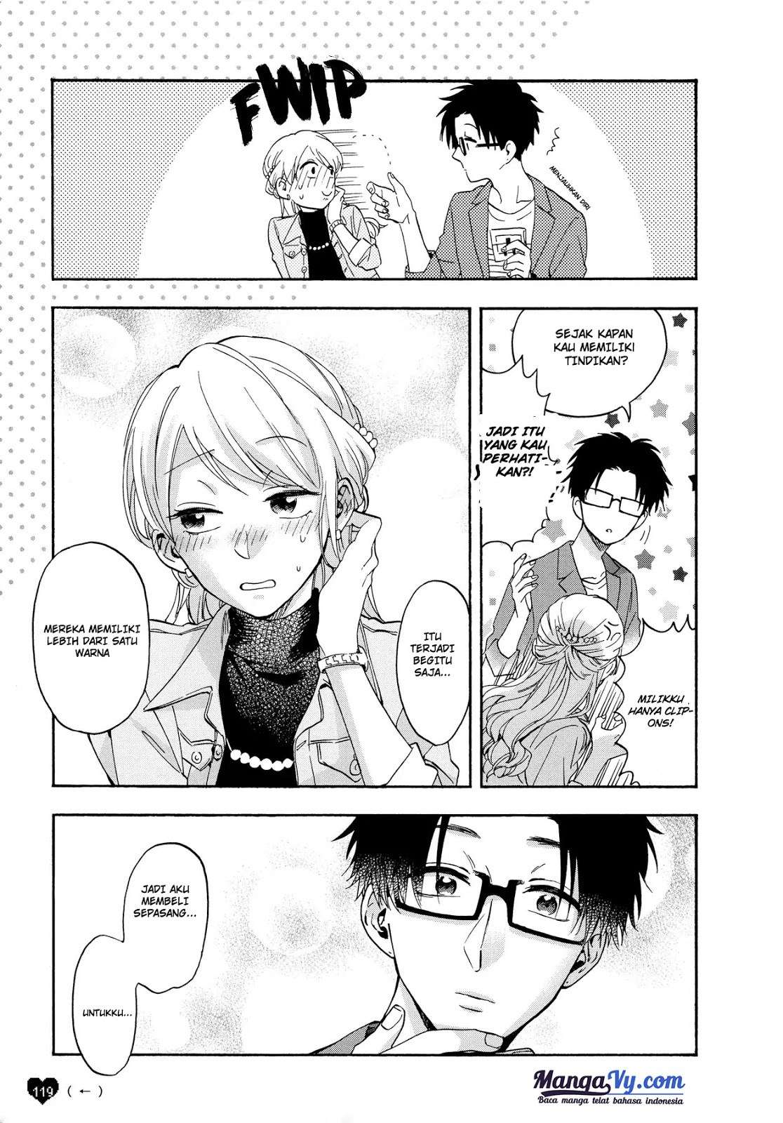 Wotaku ni Koi wa Muzukashii Chapter 22 Bahasa Indonesia