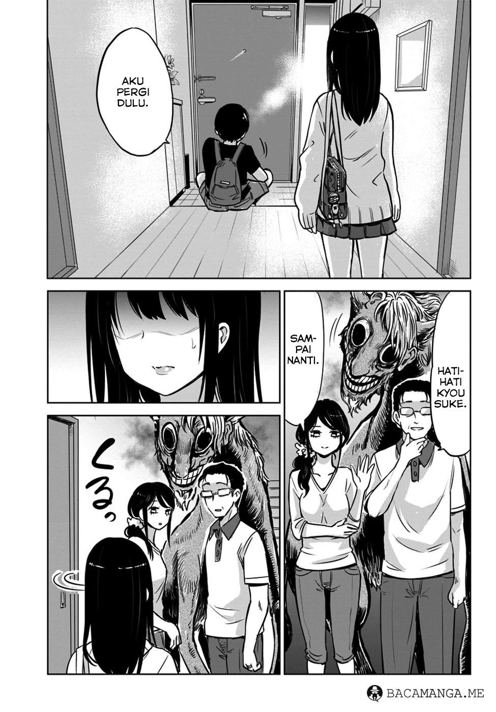 The Girl Who See It (Mieruko-chan) Chapter 09 Bahasa Indonesia