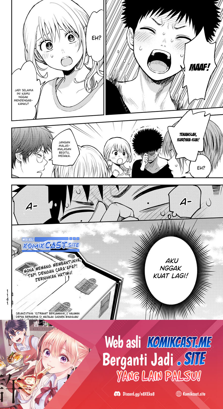 Kuroiwa Medaka ni Watashi no Kawaii ga Tsuujinai Chapter 79 Bahasa Indonesia