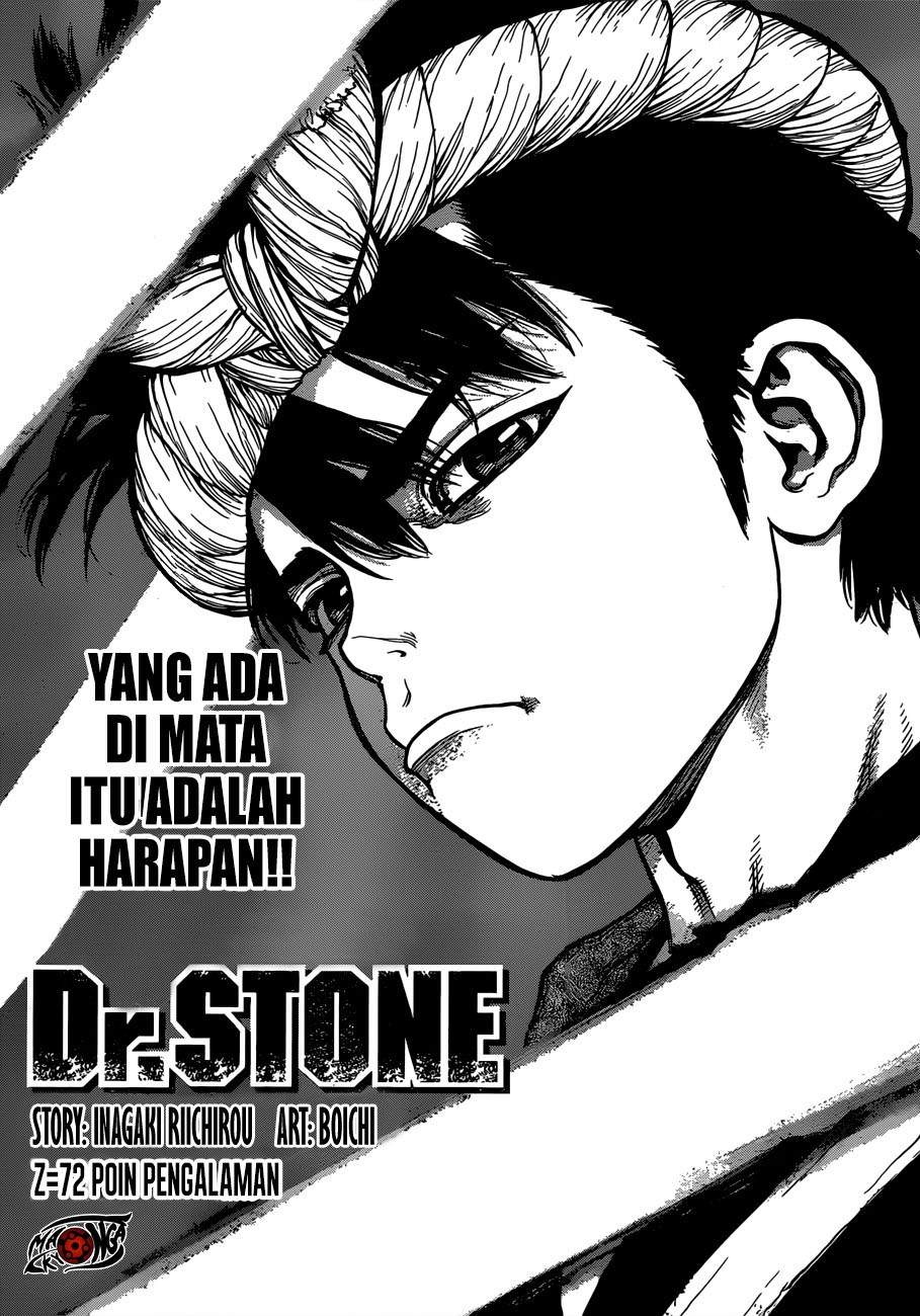 Dr. Stone Chapter 72 Bahasa Indonesia