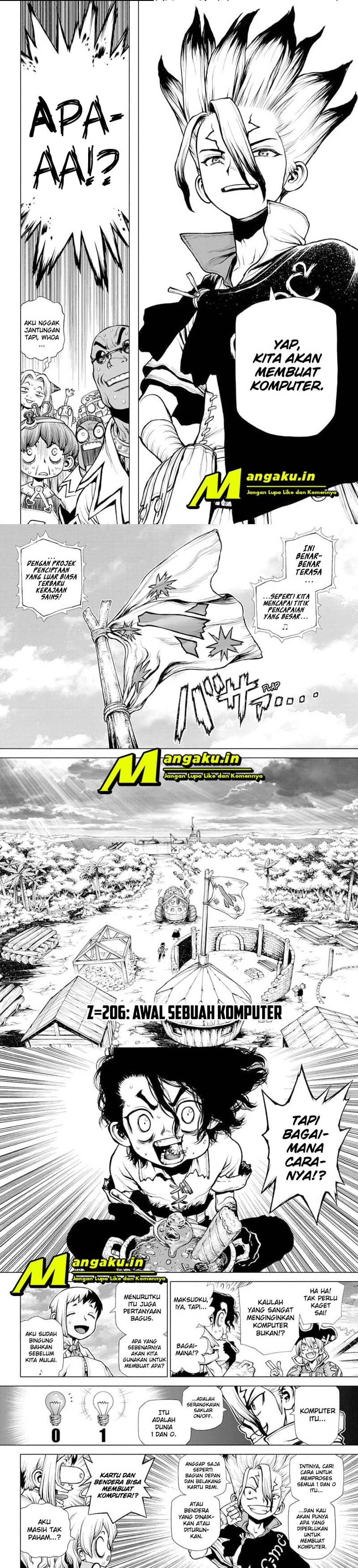 Dr. Stone Chapter 206 Bahasa Indonesia