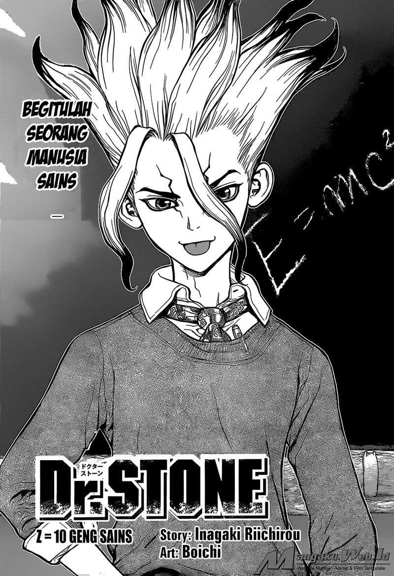 Dr. Stone Chapter 10 Bahasa Indonesia