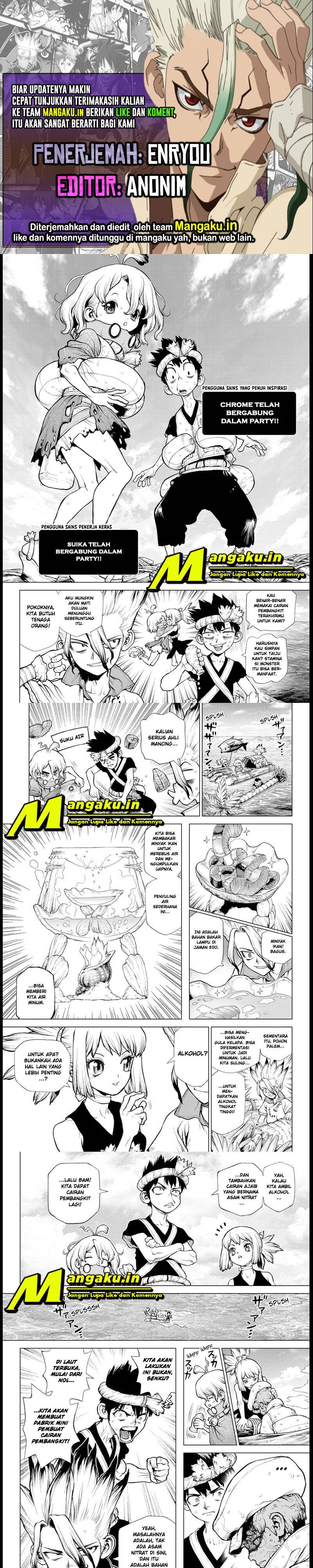 Dr. Stone Chapter 232.3 Bahasa Indonesia