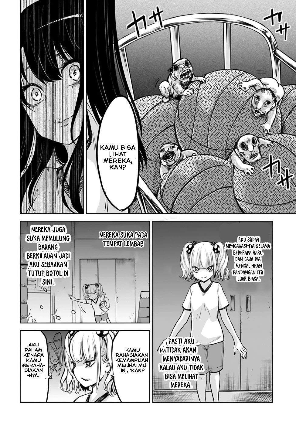 The Girl Who See It (Mieruko-chan) Chapter 12 Bahasa Indonesia