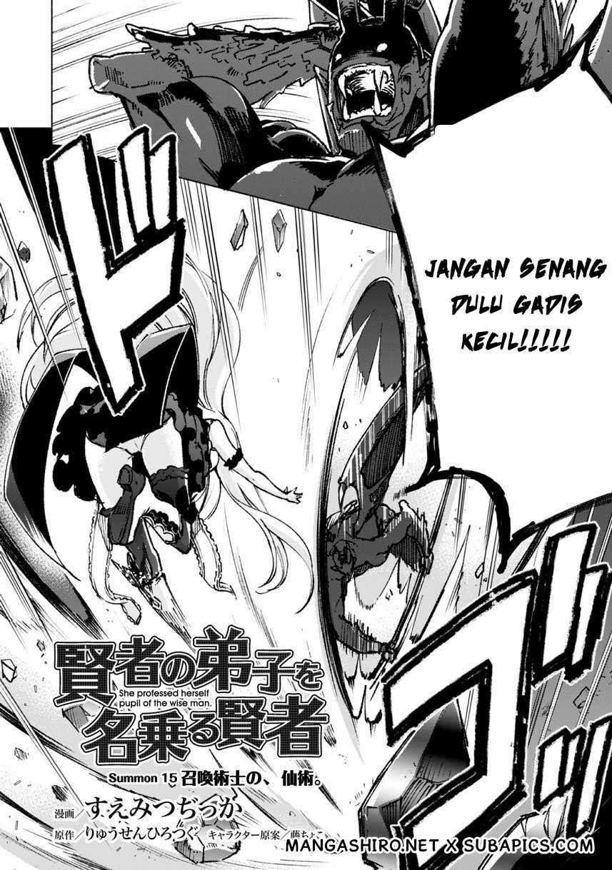 Kenja no Deshi wo Nanoru Kenja The Comic Chapter 15 Bahasa Indonesia
