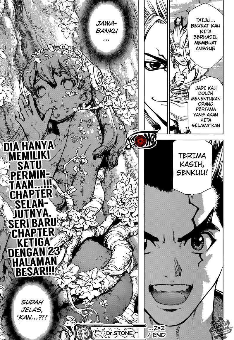 Dr. Stone Chapter 02 Bahasa Indonesia