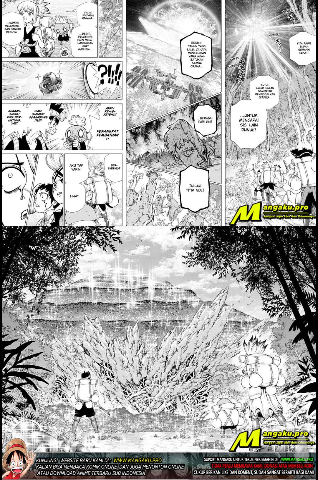 Dr. Stone Chapter 180 Bahasa Indonesia