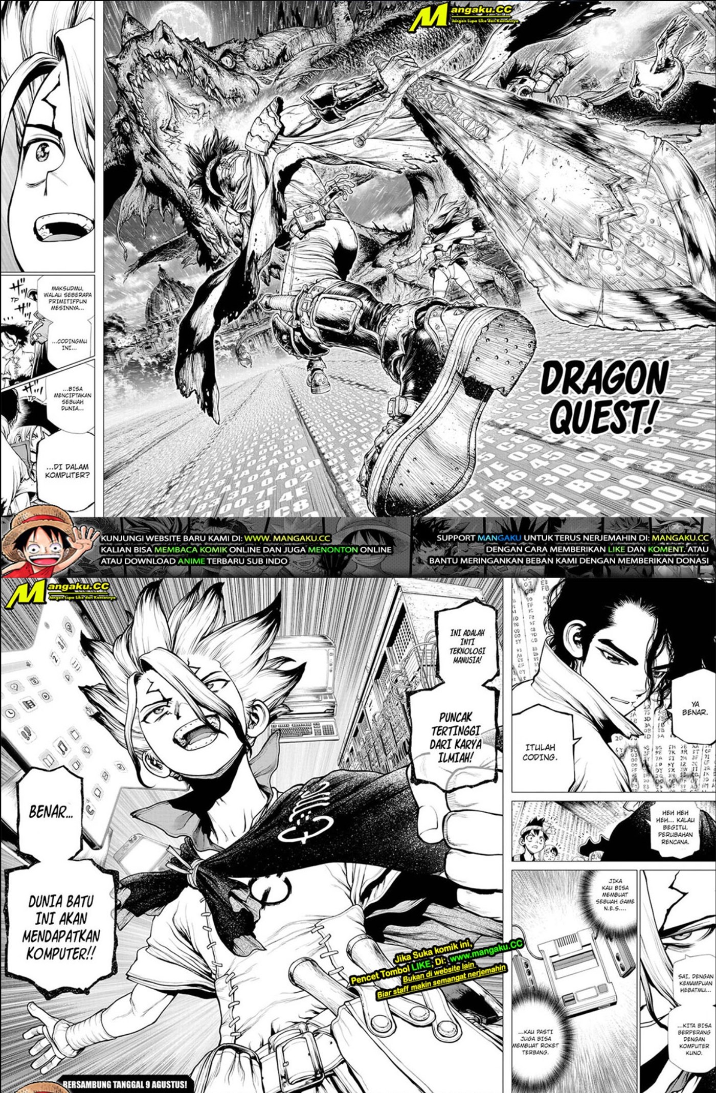 Dr. Stone Chapter 205 Bahasa Indonesia