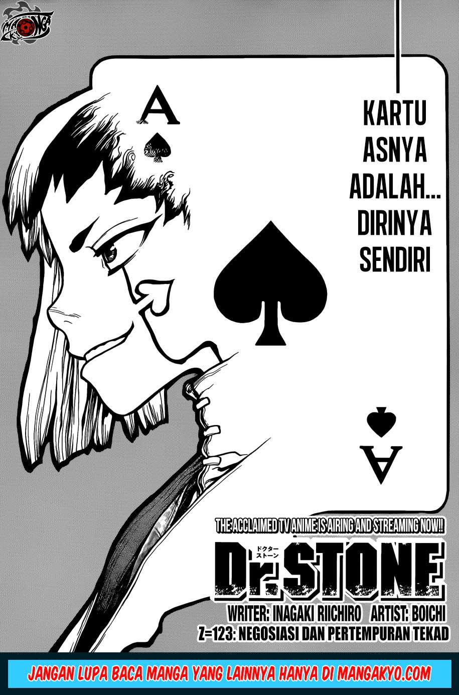 Dr. Stone Chapter 123 Bahasa Indonesia
