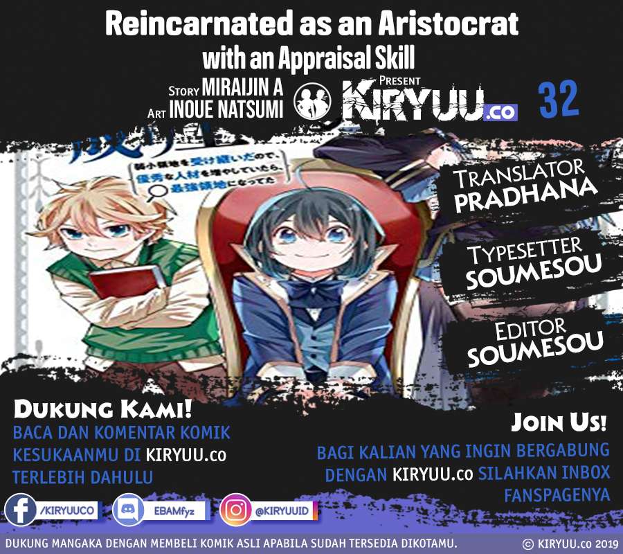 Reincarnated as an Aristocrat with an Appraisal Chapter 32 Bahasa Indonesia
