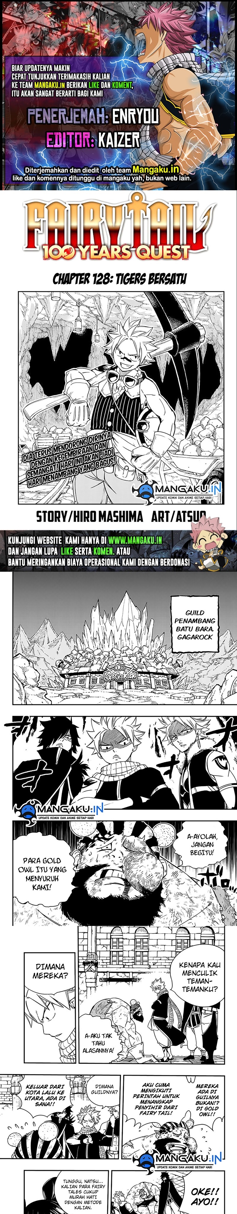 Fairy Tail: 100 Years Quest Chapter 128 Bahasa Indonesia