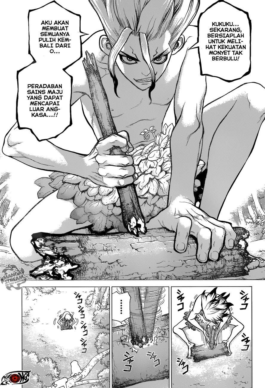 Dr. Stone Chapter 13 Bahasa Indonesia