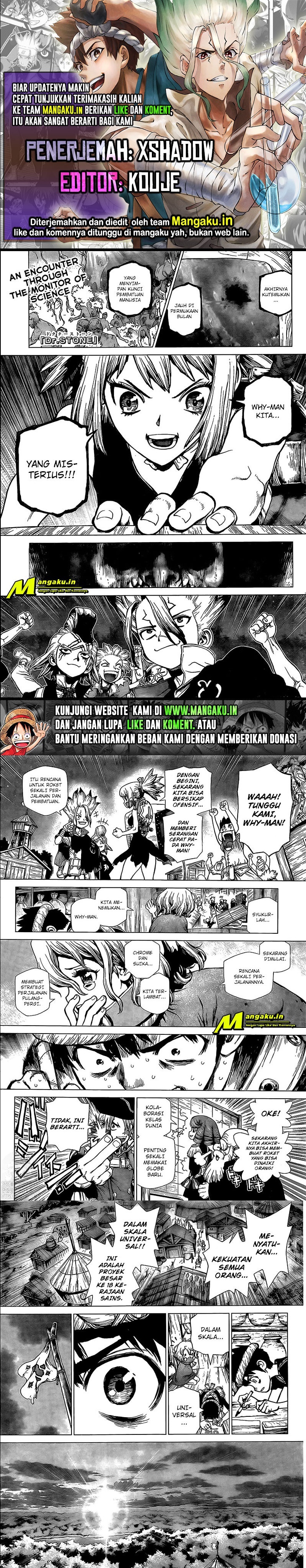 Dr. Stone Chapter 217 Bahasa Indonesia