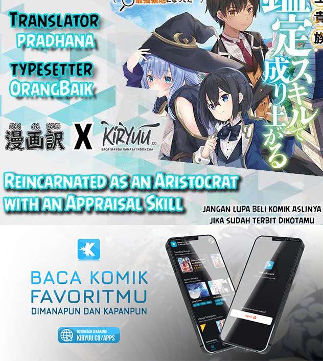 Reincarnated as an Aristocrat with an Appraisal Chapter 19 Bahasa Indonesia